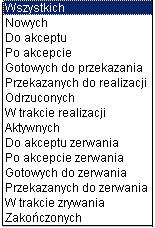 szczegółowość danych. Można zdefiniować następujące parametry raportu (jak na rysunku powyżej): Lokaty domyślnie wartość Wszystkie.