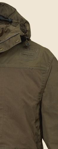 Kaptur ochronny Dobrze dopasowany, odpinany kaptur z potrójną regulacją. Drev Jacket Rozmiary: xs-xxxl/xs-xxl.