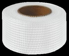 TAŚMA ANTYRYSOWA NUMER KATALOGOWY ROZMIAR J.S. [szt.] 010-41 45mm x 10m 48 010-42 45mm x 20m 48 010-43 45mm x 45m 36 010-44 45mm x 90m 36 Taśma antyrysowa do łączenia płyt kartonowo-gipsowych.
