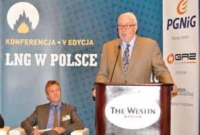 Hutchison (Dyrektor Zarządzający w LNG Allies, USA) przedstawił uwarunkowania
