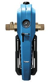 BWT Europafilter RS (RF) ¾ 1 1¼ 1½ 2 nominalna średnica przyłącza DN 20 25 32 40 50 wydajność przy Δp = 0,2 bar m 3 /h 3,0 3,5 4,0 9,0 12,0 długość montażowa mm 184 184 203 254 274 wysokość całkowita
