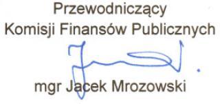 Porządek obrad. 1. Otwarcie posiedzenia. 2. Porządek obrad. 3. Przyjęcie protokołu z posiedzenia Komisji Finansów Publicznych w dniu 25 września 2012 roku. 4.