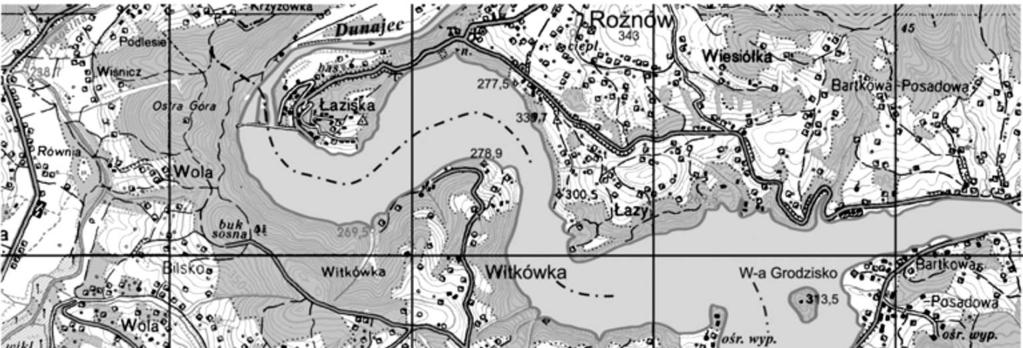 dopuszcza się grunty o zawartości części drobnych 0,01 > d > 0,005 mm
