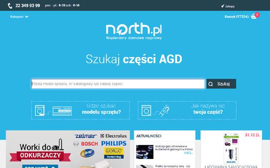 RANKING SKLEPÓW ŚREDNIEJ WIELKOŚCI PIERWSZA TRÓJKA SKLEPÓW ŚREDNIEJ WIELKOŚCI NORTH.PL 14,56 Zwycięzca w kategorii sklepów średniej wielkości North.
