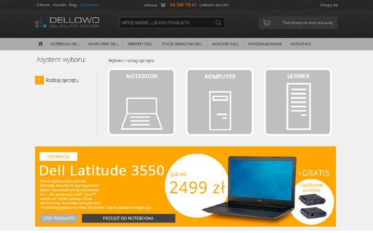 W swej ofercie ma on: laptopy, tablety, komputery stacjonarne i akcesoria. Kluczem do sukcesu tego e-sklepu jest ścisła specjalizacja oraz nastawienie na jakość i indywidualną opiekę nad klientem.