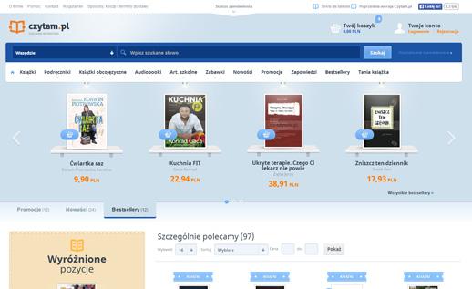 PIERWSZA TRÓJKA KSIĄŻKI I EDUKACJA CZYTAM.PL 14,68 Jak przyznają twórcy sklepu księgarnia internetowa Czytam.pl zrodziła się z pasji do książek i marzeń kilku szalonych moli książkowych.