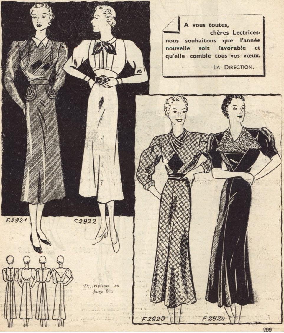 - bluzki dopasowany stanik, od 1935r.