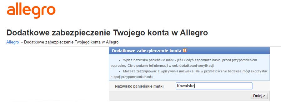 [5/24] [Tytuł] Rysunek 4. Zakładanie konta Allegro.pl 