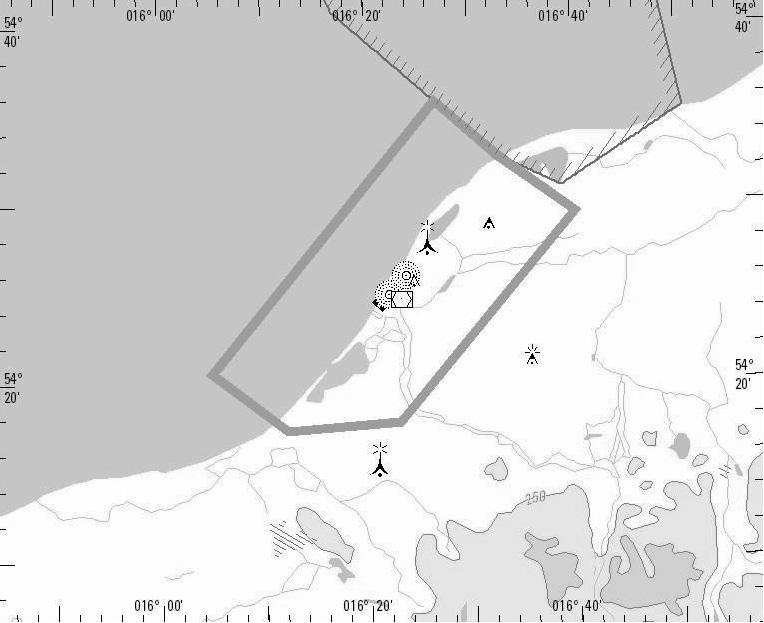 VISUAL OPERATION CHART AD ELEV 3 DARLOWO (EPDA) FIS GDAŃSK DARLOWO APPROACH DARLOWO TOWER 127.150 133.000 129.