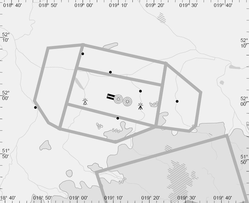 VISUAL OPERATION CHART FIS WARSZAWA FIS POZNAŃ AD ELEV 123 LECZYCA APPROACH LECZYCA (EPLY) LECZYCA TOWER 119.450 126.300 119.750 128.