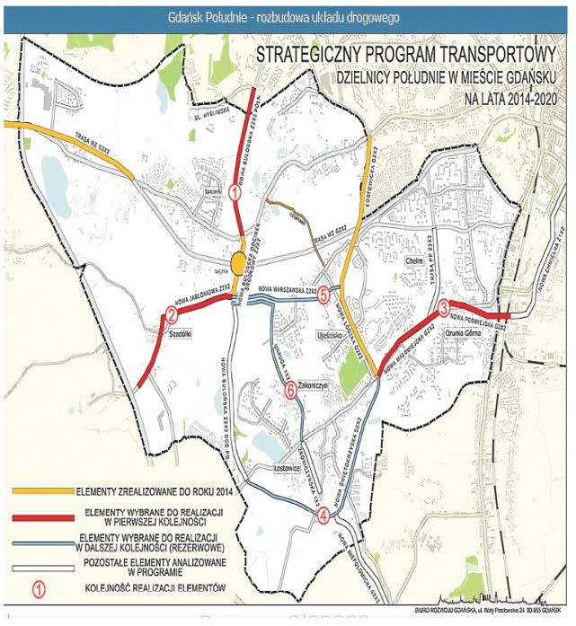 Strategiczny Program Transportowy dzielnicy Południe w mieście