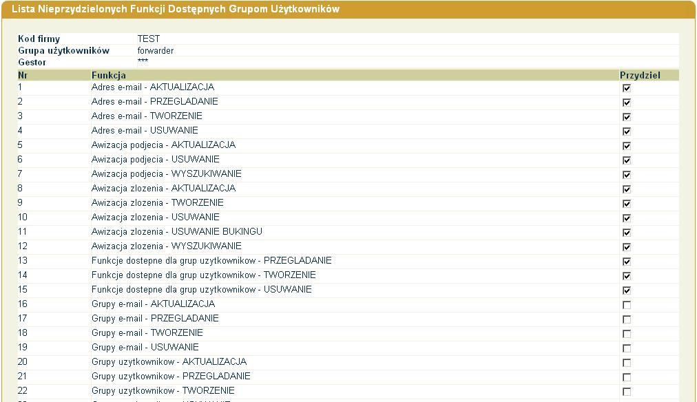 W najnowszej wersji systemu wszystkie opisy uprawnień zostały przetłumaczone na