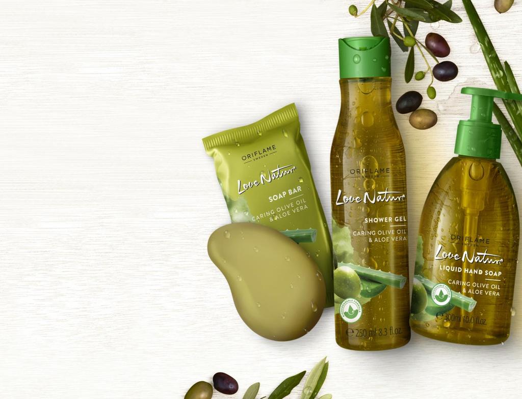 BIO DEGRADABLE FO RMU LA NOWOŚĆ Oliwa z oliwek i aloes Naturalne piękno!