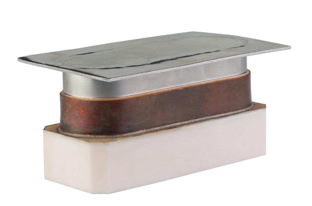 Konstrukcja typu 1 jest często ograniczona do lutowania średnic mniejszych niż 50 mm w przypadkach niespasowanych metali, ponieważ różnice współczynników rozszerzalności cieplnych ceramiki i metali w