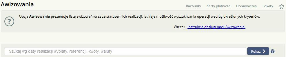 AWIZOWANIE Instrukcja krok po kroku: 1. Awizowanie 1.