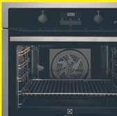 PŁYTA GAZ NA SZKLE 10 FUNKCJI Ukryty panel sterujący Połowa Załadunku 60 Technologia PowerClean cm 60 cm INOX TERMO OBIEG GRILL 1499, A Kuchnia gazowo-elektryczna 56GCE3.