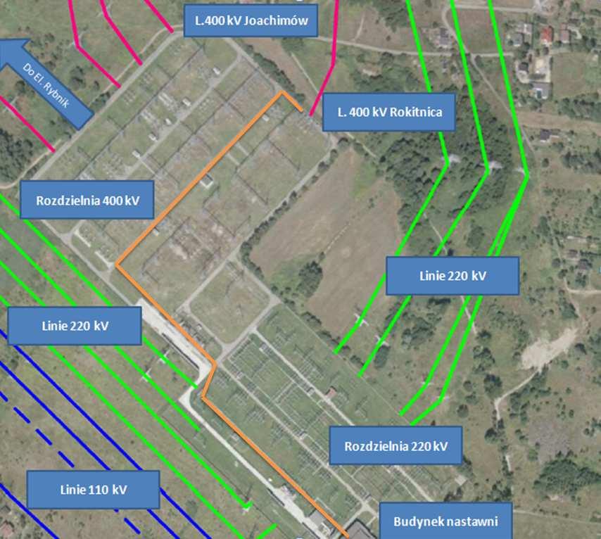 5. SPIS ZAŁĄCZNIKÓW 5.1 RYSUNKI Rys. Z1 Plan rozdzielni 400kV w SE Wielopole Rys.