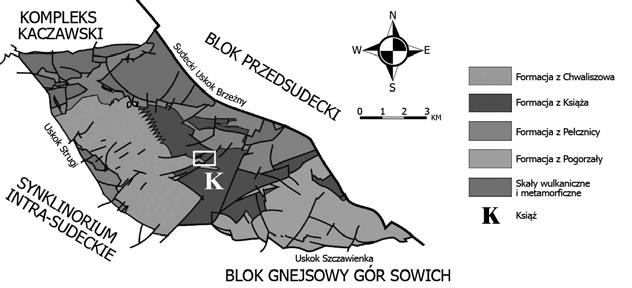 20 Koncepcja rozwoju sieci badawczej [ ]w obszarze książańskiego parku krajobrazowego Połączenie tych wszystkich elementów stosunkowo gęsta sieć dyslokacji, zjawiska tektoniczne o różnym pochodzeniu,