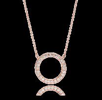 pokryte różowym 14k złotem 90 cm, regulacja 80 i 70 cm 580412-90 / 679 zł PANDORA Rose, 380350CZ /