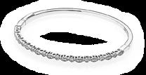 Srebrna bransoletka bangle  cm i 3 = 19 cm