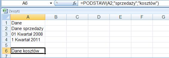 [22/37] EXCEL Rysunek 31. Efekt użycia funkcji PODSTAW ZŁĄCZ.TEKSTY Łączy kilka ciągów tekstowych w jeden ciąg tekstowy. Składnia ZŁĄCZ.TEKSTY (tekst1;tekst2;...) Tekst1; tekst2;.