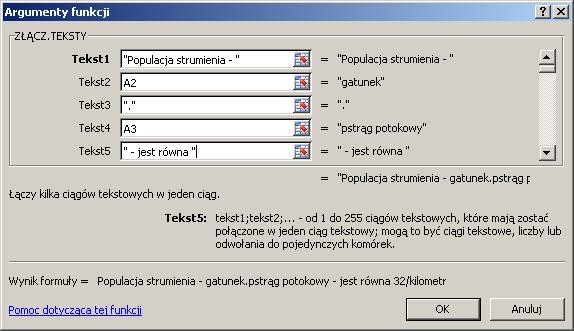 [23/37] Argumenty funkcji EXCEL Rysunek 33.
