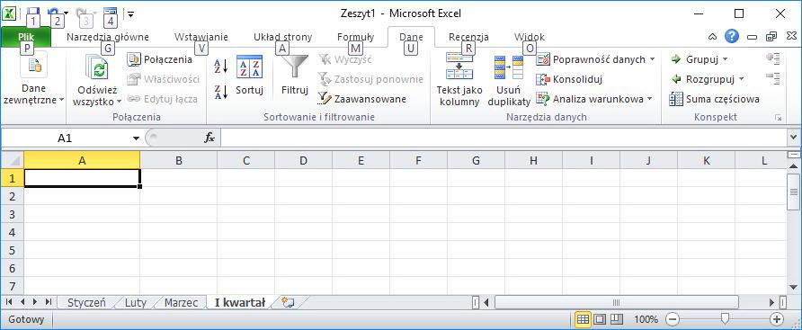 [3/37] EXCEL 4. Kliknij nazwę arkusza Styczeń, 5.