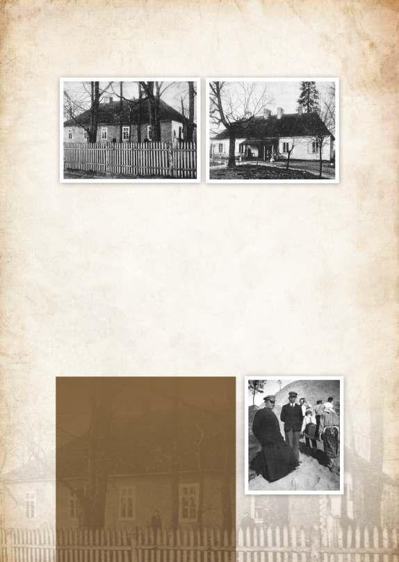 Pierwsze próby powołania Muzeum Oficyna dworska w Woli Okrzejskiej, 1905 r. Dwór Cieciszowskich w Woli Okrzejskiej, 1905 r.