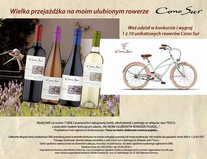 33 99 28 99 Wino Cono Sur białe wytrawne kraj: