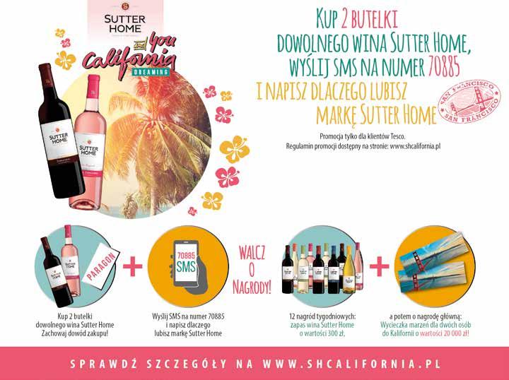 38,65 zł/l K S N 23 99 Wino Sutter Home różowe,
