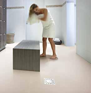 surestep laguna Surestep Laguna Produkt ten łączy bezpieczeństwo użytkowania boso, jak i