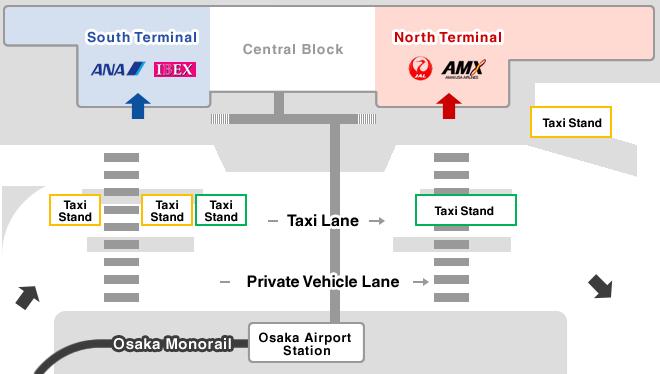 Stanowiska postoju taksówek można zobaczyć na mapce poniżej: