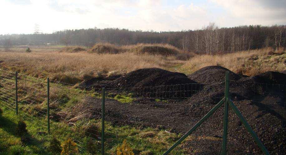 ntropogeniczne formy terenowe w granicach terenu 1M