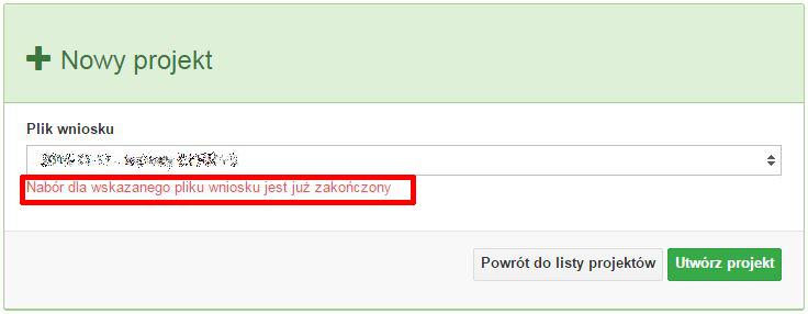 Ikona szczegółów wniosku pogrupowanych w 2 kategoriach: pozwala na sprawdzenie inf