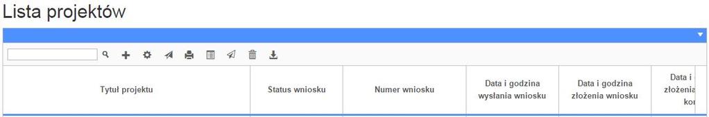 czynności spowoduje, że projekt ten zniknie z listy projektów oraz zostanie usunięty z listy projektów do przyjęcia w Instytucji Organizującej Konkurs w systemie SYZYF RPO WO 2014-2020.