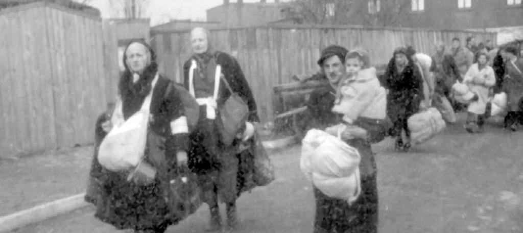 okupacji niemieckiej) oraz los pierwszych ofiar Kulmhof, przywożonych przez Niemców z gett prowincjonalnych i getta łódzkiego w grudniu 1941 i styczniu 1942 r.