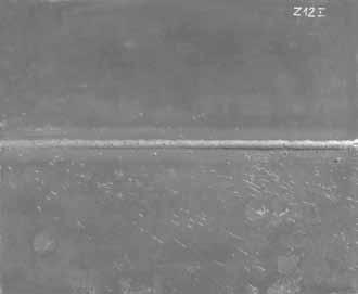 ta lica V spawania płyt próbnych dla spoiwa ZX70 ta le V Welding parameters of sample slabs for filler ZX70 ZX70A ZX70B ZX70C ZX70D ZX70E ZX70F ZX70G ZX70H ZX70I Prąd spawania, A 130 120 110 160 150