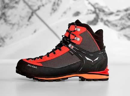 Salewa Crow GTX buty górskie wyposażone w membranę GORE- TEX Performance Comfort, a także techniczną podeszwę