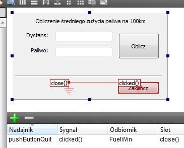 Program Średnie spalanie wersja 1 Obliczanie ile paliwa średnio zużył pojazd na dystansie 100km.