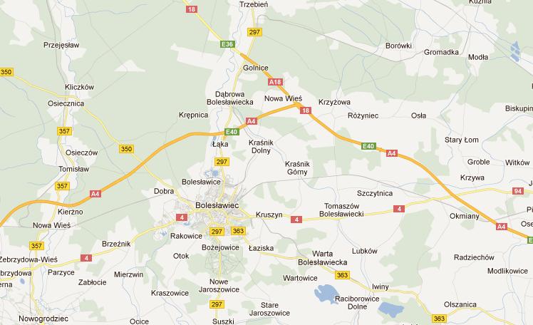 Mapka sytuacyjna: Trening : Data:Piątek-20.04.2012 godz.14.00-18.00 Mapa Bolesławiec IV -mapki treningowe w wersji z drogami i bez dróg, wraz mapką dojazdową do pobrania na stronie www.orientpark.