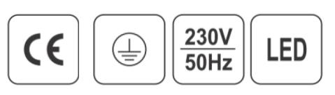 18 Oprawy premysłowe OVALED PR Oprawa do montażu natynkowego lub zwieszanego Źródło światła: diody led PrevaLED Linear Slim 3 Osram L80 Moc: 60W Zasilacz: