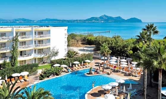 60 Hiszpania majorka Aparthotel Iberostar Albufera Park nnnn+ Zatoka Alcudia Idealny hotel na rodzinny urlop, bezpośrednio przy szerokiej, piaszczystej plaży z łagodnym zejściem do morza.