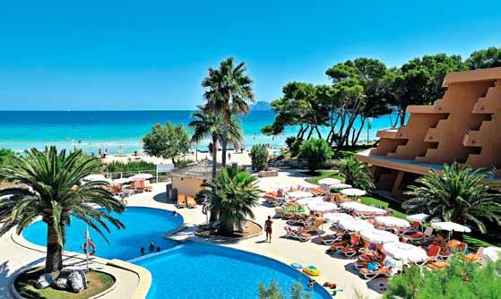 Hiszpania majorka 61 Hotel Iberostar Playa De Muro nnnn+ Zatoka Alcudia Komfortowy hotel w przystępnej cenie. Położenie: bezpośrednio przy szerokiej piaszczystej plaży, przy głównej ulicy.