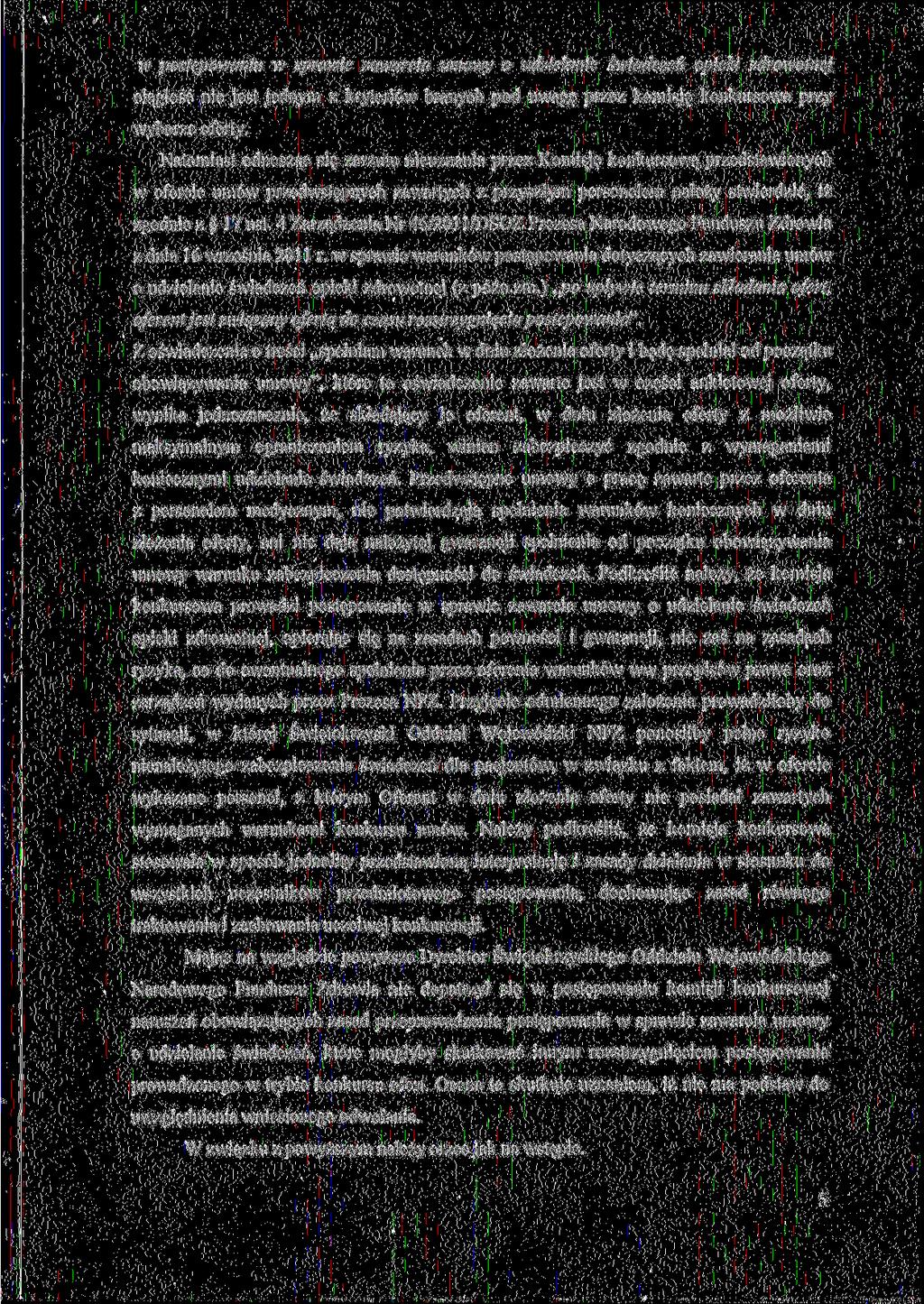 w post%powaniu w sprawie zawarcia umowy o udzielanie swiadczen opieki zdrowotnej ciagtosc nie jest jednym z kryteri6w branych pod uwag$ przez komisj$ konkursowa przy wyborze oferty.