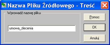 w przypadku nowej umowy zlecenia w lokalizacji: <archiwum dokumentów>\projekty\umowa_zlecenie\<nazwa foldera> Rys.