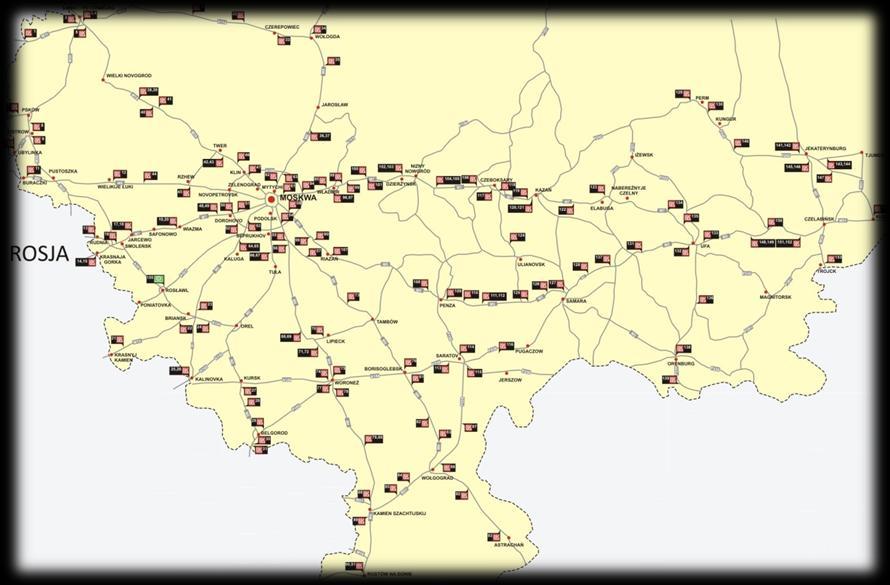 1. WYKAZ STACJI SIECI LUKOIL: : Posiadamy terminale