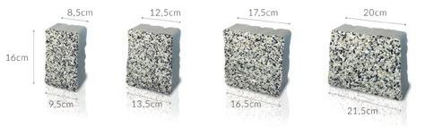 Granit natural Grafitowy Kremowy Piaskowy