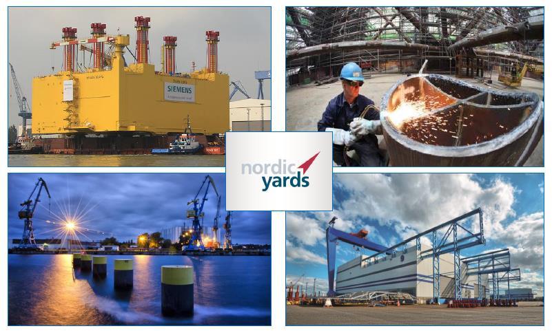 kontrakty na 3 statki (2 Roro, 1 RoPax) NORDIC YARDS Wykupiona w 2016 roku przez