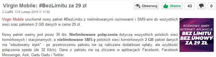 Nowi MVNO Duże nakłady inwestycyjne na rynkach Polska Turcja 149%