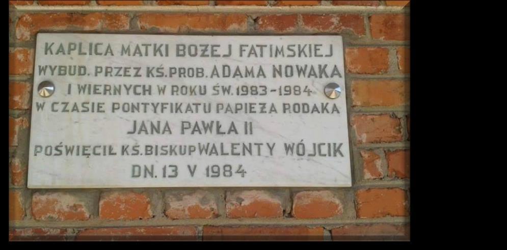 Adama Nowaka i wiernych w latach 1983-1984 w czasie
